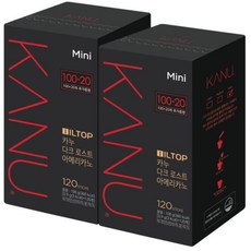 [카누] 맥심 다크미니 100T+20 x2개입 총240T