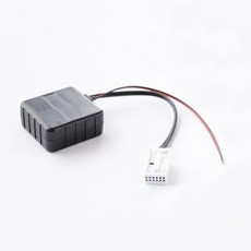 Biurlink bluetooth aux 어댑터 필터 hi fi 사운드 무선 오디오 12pin 커넥터 (푸조 rd4 라디오 용), 1개