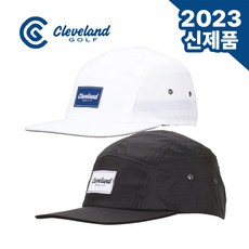 기타 클리브랜드 CAH-22056I 경량원단 캠프캡 골프모자, 화이트, 블랙