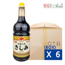 니비시 사시미간장 1.8L X 6개 (BOX), 1개, 10.8L