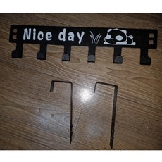 크레바스 압연 도어훅 옷걸이, 1개, 0 1