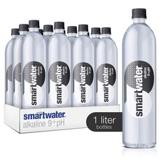 smartwater 스마트워터 알칼리 Alkaline 9+ph 생수 1리터 12팩, 1개, 1ml