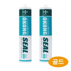 오공 씰 SS900 실리콘 실란트 무초산형 연골드 270ml, 2개