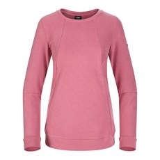 르까프 여성 겨울 보트넥 중기장 라운드 티셔츠 MELANGEPINK