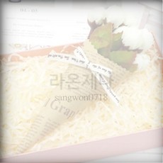 DESTINY1990 선물 상자용 종이 스타핑 종이완충제 종이스타핑대용량 구김지, 연노랑 50g