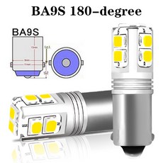 IJDM Canbus 자동차 후진등 또 주차등전용 LED 조명 판 12V-24V H21W H6W T4W, 01 180 degree BA9S, 05 Red, 1개