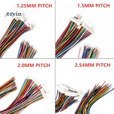 1 0 1 25 1 5 2 0 2 54 SH JST ZH PH XH 1 0mm 1 25mm 1 5mm 2 0mm 2 54mm 와이어 암 플러그 커넥터 2 3 4 5 6 10 개/7, 1개