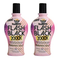 European Gold Flash Black 2000X Indoor Tanning Lotion 유러피언 골드 플래쉬 블랙 2000x 인도어 태닝 로션 12oz(354ml) 2팩, 1개