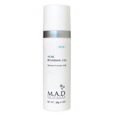 m.a.d 스킨케어 여드름 역전 젤 - 건조하지 않은 벤조일 퍼옥사이드 블레미쉬 트리트먼트 1 oz. 클렌징 리무버 클렌저, 1개