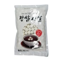 푸드마을 찹쌀 새알 1kg 국산 찹쌀 83% 잘 퍼지지 않아 쫄깃한 새알심, 4개