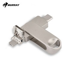애플 안드로이드 OTG젠더 외장메모리 / USB 3.0+8PIN+C타입 4in1 스마트폰 pc 모두 사용, 1개