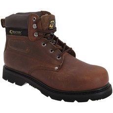 Grafters M538B 검투사 Mens 안전 장화-브라운-크기 영국 9