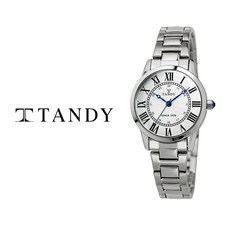 탠디 TANDY 클래식 커플 메탈 손목시계 T-3714 여자 화이트(탠디 쇼핑백 증정)