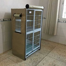 대형 새장 커버 커버텐트 보온 날림장 방수 케이지, 1개, 76x51x110cm