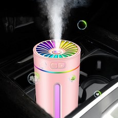 자동 스프레이 차량용 디퓨저 자동차 향수 고급 차량용 스마트 디퓨저 가습기, X35 핑크 (플러그인)