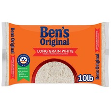BEN'S ORIGINAL 벤즈오리지널 롱 그레인 화이트 라이스 10lbs(4.54kg), 1개