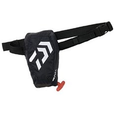  다이와 라이프 가드 구명 파우치 팽창 Manual Auto DF 2321 세탁가능, 블랙, Black 