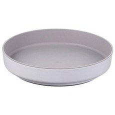 Soveliving 多功能防滑旋轉收納盤, PP塑料, 大型, 白+灰色, 32 x 6.7cm, 白色 + 灰色, 1個