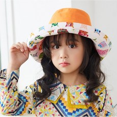 린넨 양면 사파리 모자 아동모자 아동썬캡 벙거지