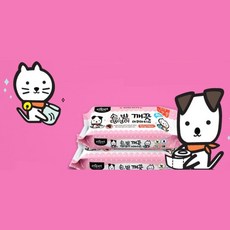 향균 냄새제거 강아지 배변티슈 80p 3개 애견용품