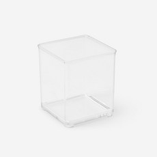 JAJU 투명해서 깔끔한 아크릴 정사각꽂이 - 184620, 1개