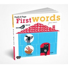Peek-A-Page First Words Board Books, Curiosity Books, English, 9781948206273