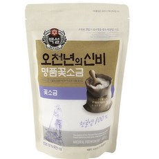 백설 오천년의 신비 명품 꽃소금, 400g, 5개