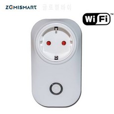 EU 전원 플러그 콘센트 에코 WIFI 무선 원격 제어와 호환 스마트 홈 110-240, 상세내용참조