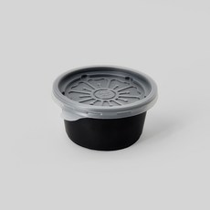원형소스컵 95파이 4호 소 검정 100개, 1개