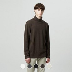 [엔터식스]지오다노 코튼 인터락 터틀넥 티셔츠 (리런칭)028931-3