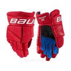 제이파크 아이스하키 Bauer Gloves 바우어 장갑 글로브, 어린이용 9인치 레드, 1개