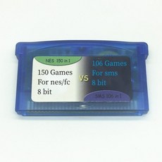 최신 256 인 1 게임 카트리지 gba 시리즈 게임 콘솔 nes sms 8 비트 게임 카드 게임 액세서리