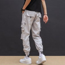 보드복하의 Turned카고바지 남성패션 루즈핏 여름옷 유행 기능 부 조거바지 cargo바지