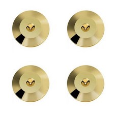 4 Pcs 스피커 순수 구리 스파이크 패드 HiFi 스피커 상자 절연 바닥 스탠드 피트 콘 기본 신발 패드, 금, 금, 3.Gold
