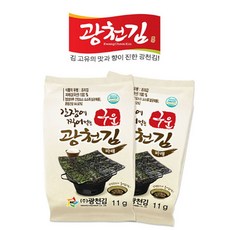 광천김 구운파래 도시락김 5g + 간장소스 6g, 11g, 60개