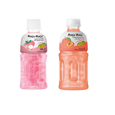 모구모구 복숭아맛X6 & 리치맛X6, 320ml, 12개