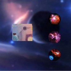 플라네타리움 천체투영기 ATUBAN Planetarium 스타 프로젝터 액세서리슬라이드 침실 생일 기념일 크리스마스 선물 아이디어 룸 장식용 야간 조명, 18 3-6, 1개