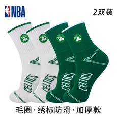 플라워윙 스포츠면양말 NBA 농구공 삭스 남자 미들 운동 러닝 겨울 가을 레이커스 욘사마 제임스 쿨리 오언, 켈트족 퍼홀더 두꺼운 2겹