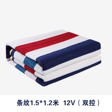 차박 매트 난방 차량용 전기장판 겨울 차박 전기 담요 자동차 트럭 12v 24v 전기장판, [150 x 120cm] 담요 12v개