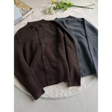 남자 여자 남성 여성 빈티지 꽃무늬 원사 울 혼방 터틀넥 카디건 올드 머니 브라운 그레이