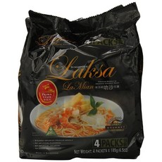 Prima Taste 프리마 테이스트 싱가포르 락사 라면 185g 4개 Singapore Noodles Laksa La Mian, 1개