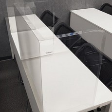 가림판 식당 강의실 학교 책상 사무실 페트 학원 칸막이 안티비말 투명 차단 가림막 *B!ust, ★[옵션:대형(68x48x33cm)]★
