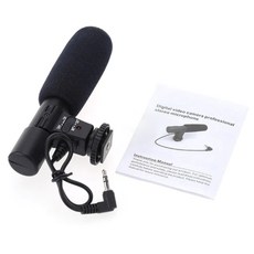 MIC-01 Professional Condenser Microphone 3.5mm 스테레오 녹음 인터뷰, 한개옵션0