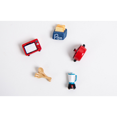 set 디저트 카페 브런치 푸드 음식 미니어처 냉장고자석 마그넷 마그네틱, 다이닝set