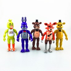 프레디의 피자가게 피규어 키덜트 인형세트, 페레 디 5 개 세트