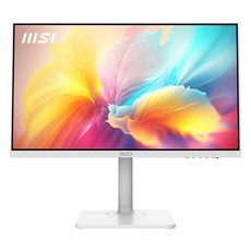 MSI 24인치 모니터 FHD 100Hz IPS 피벗 화이트 PD15W 무결점 MD2412PW