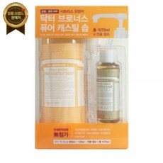닥터브로너스 퓨어 캐스틸솝950ml + 120ml -, 라벤더 캐스틸솝