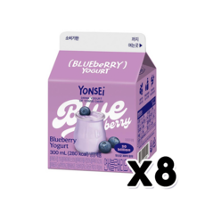 연세 블루베리요거트 팩음료 300ml x 8개