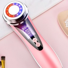 공간누리 홈케어 음이온 진동클렌저 진동 화장 피부 모공 관리 리프팅, 핑크 리프트 ems 아이퍼밍