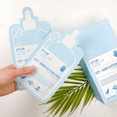 오겐블릭 핸드 커팅 팩 16g x 10매입 콜라겐 시어버터, 10개